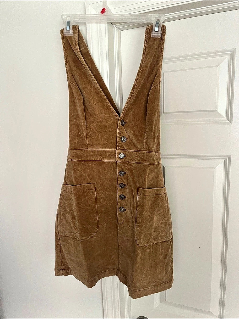 Brown Floral Mini Dress